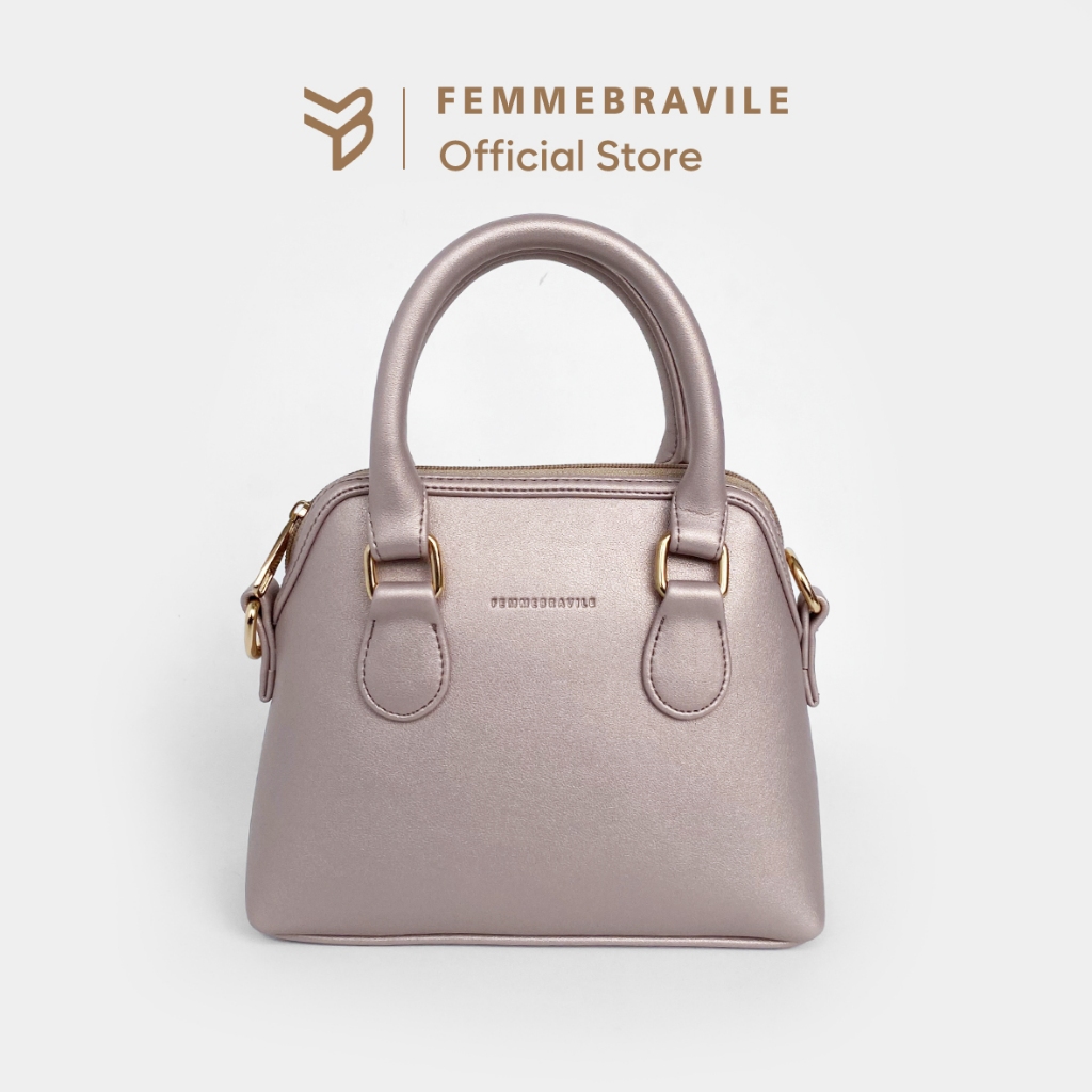 Femmebravile - Femo Small Leather - Tas Wanita - Sling Bag -  Shoulder Bag - Tas Selempang Wanita