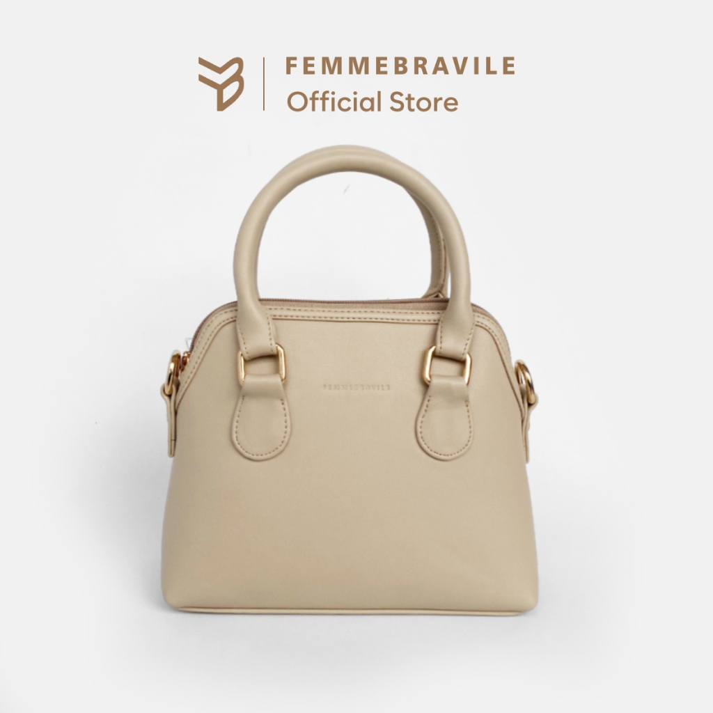 Femmebravile - Femo Small Leather - Tas Wanita - Sling Bag -  Shoulder Bag - Tas Selempang Wanita