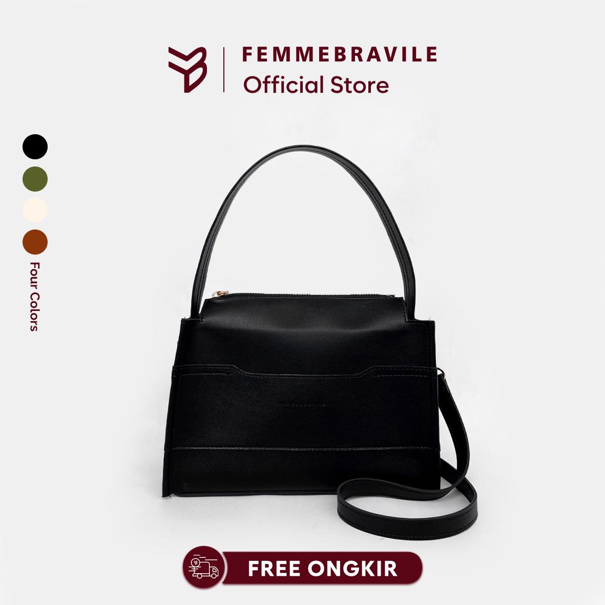 LUNA BAG Tas Wanita Elegan Premium | Handbag Wanita Kekinian | Tas Kerja & Hangout | Femmebravile