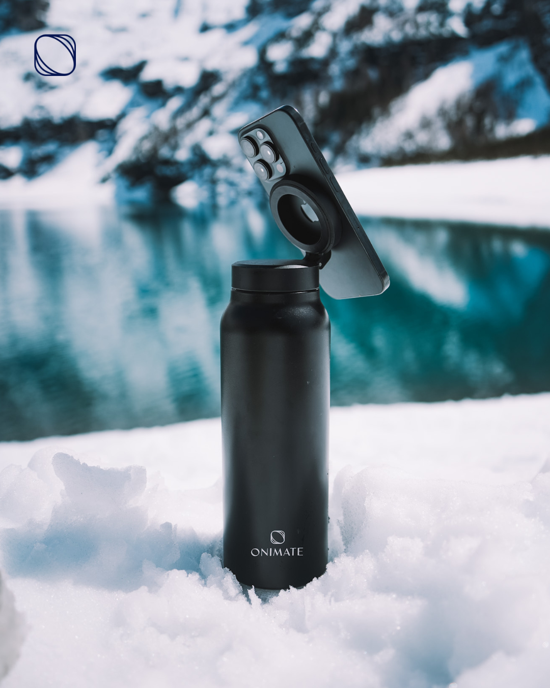 ONIMATE TUMBLER – 800ml Stainless Steel Vacuum Bottle with MagSafe Magnetic Phone Mount