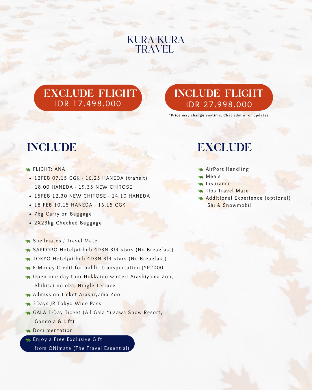 WINTER IN SAPPORO & TOKYO