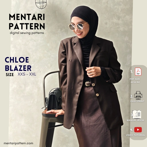 Image of Chloe Blazer Digital pattern