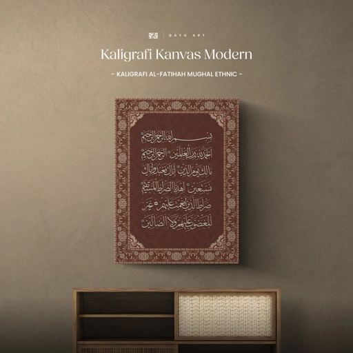 Image of P34.01 Kaligrafi Al-Fatihah Persian Ethnic