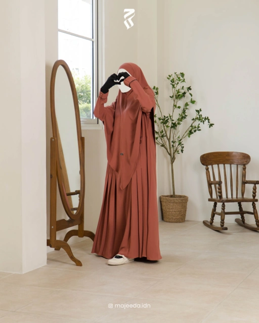 Image of Majeeda's Hayajestic Series | Brandied Melon | Dress & Khiban