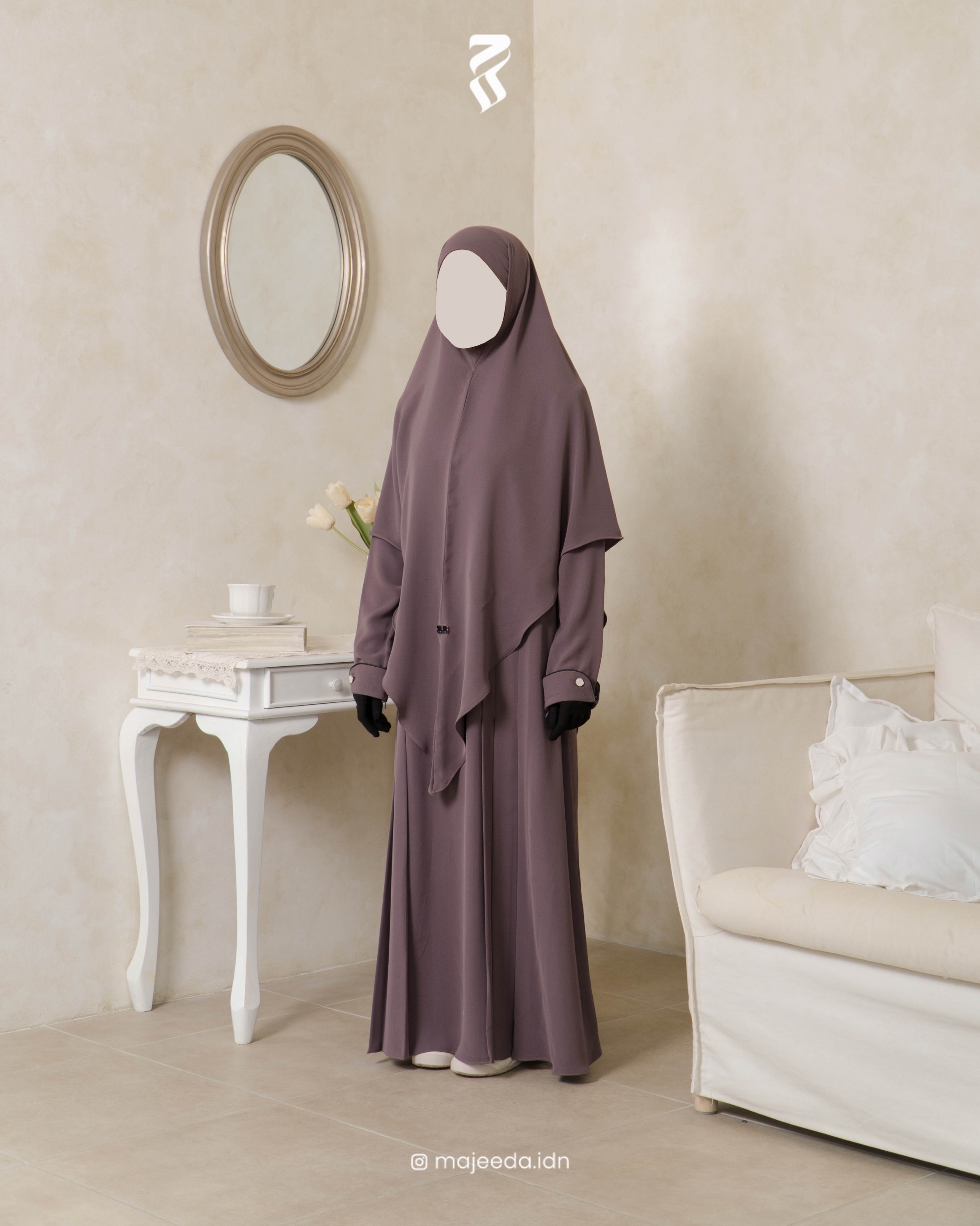 Dress Only | Majeeda's Hayajestic Series | Cocoa Powder