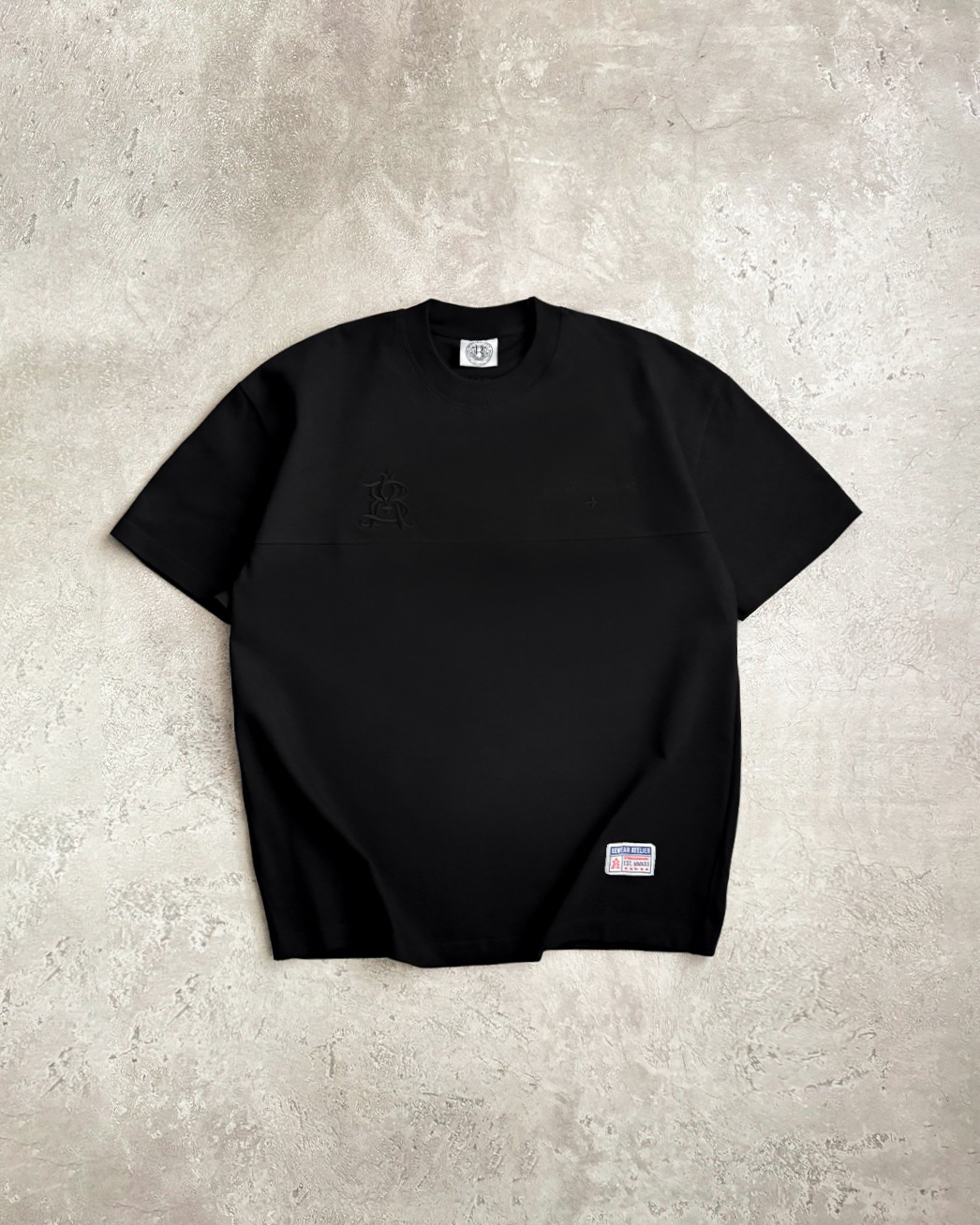 Bewear - Essentials Puff Oversize T-Shirt Black 250GSM