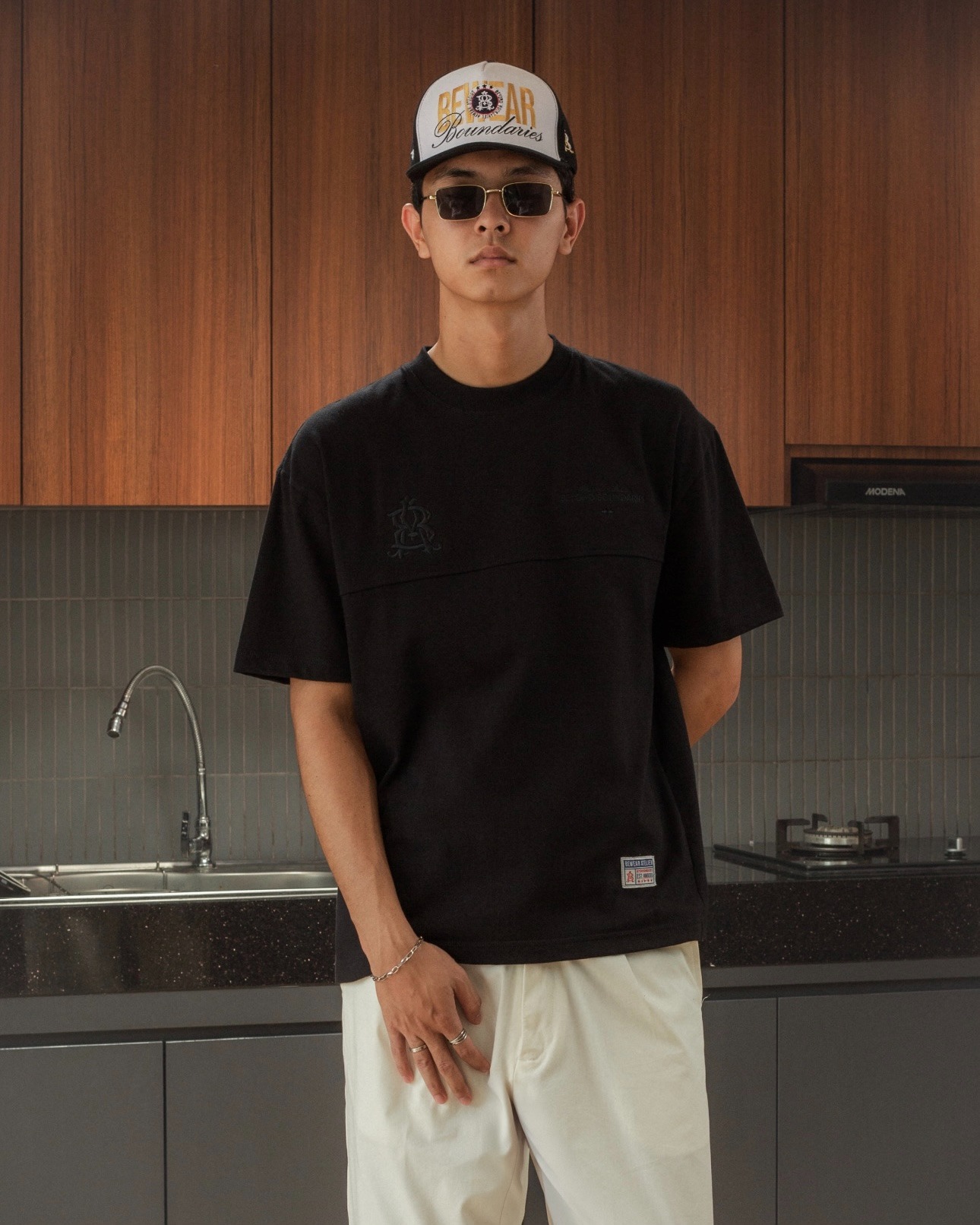 Bewear - Essentials Puff Oversize T-Shirt Black 250GSM