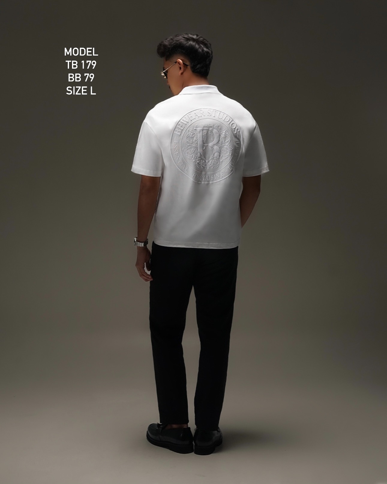 Bewear - Polo Essential Puff Off Whitee 250 GSM