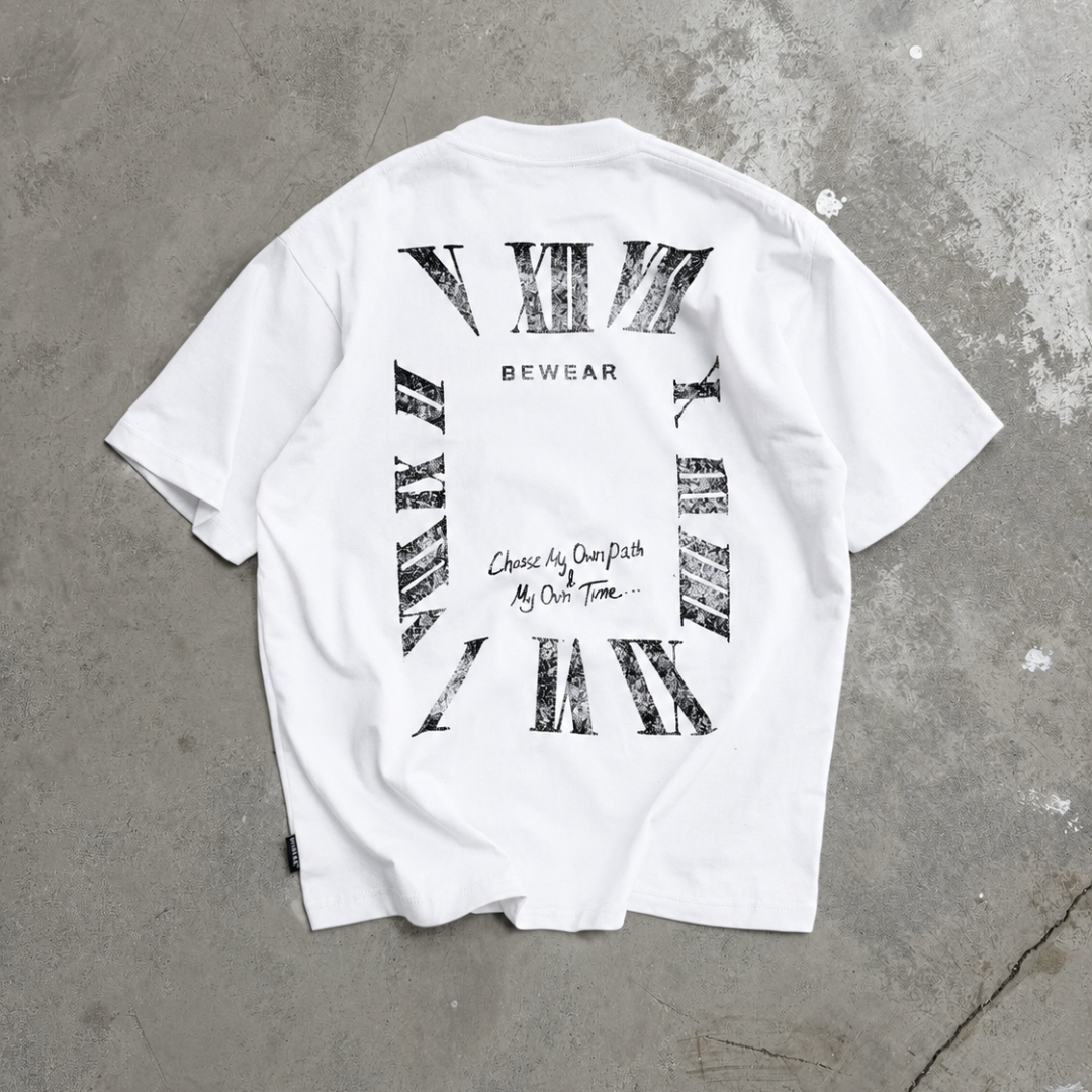 Bewear - Oversize T-shirt Watch Whitee