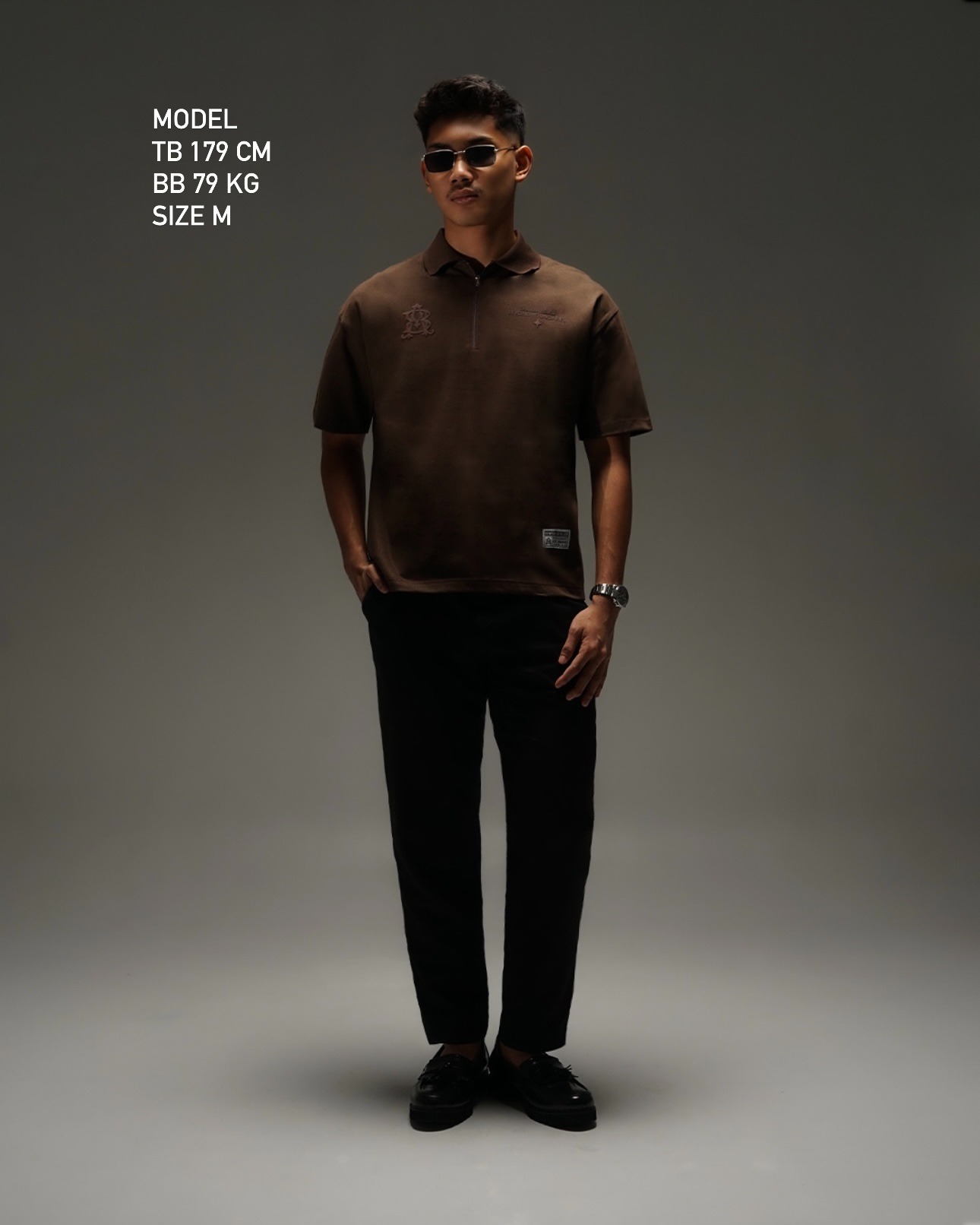 Bewear - Polo Essential Puff Brown 250 GSM
