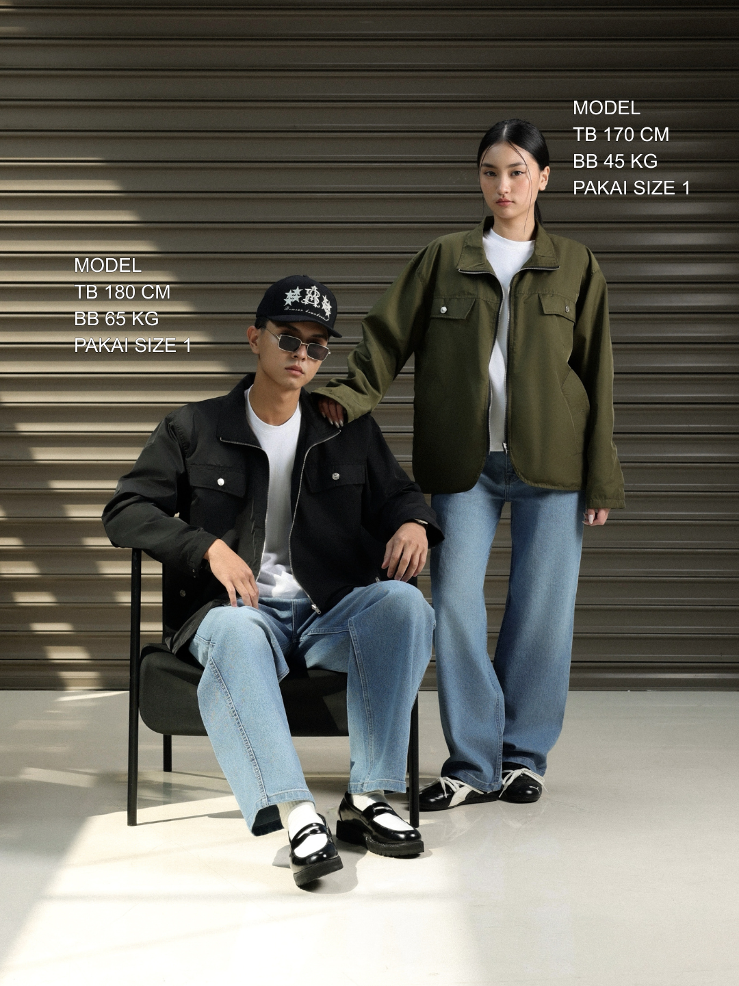 Bewear - Utility Zip Jacket Black
