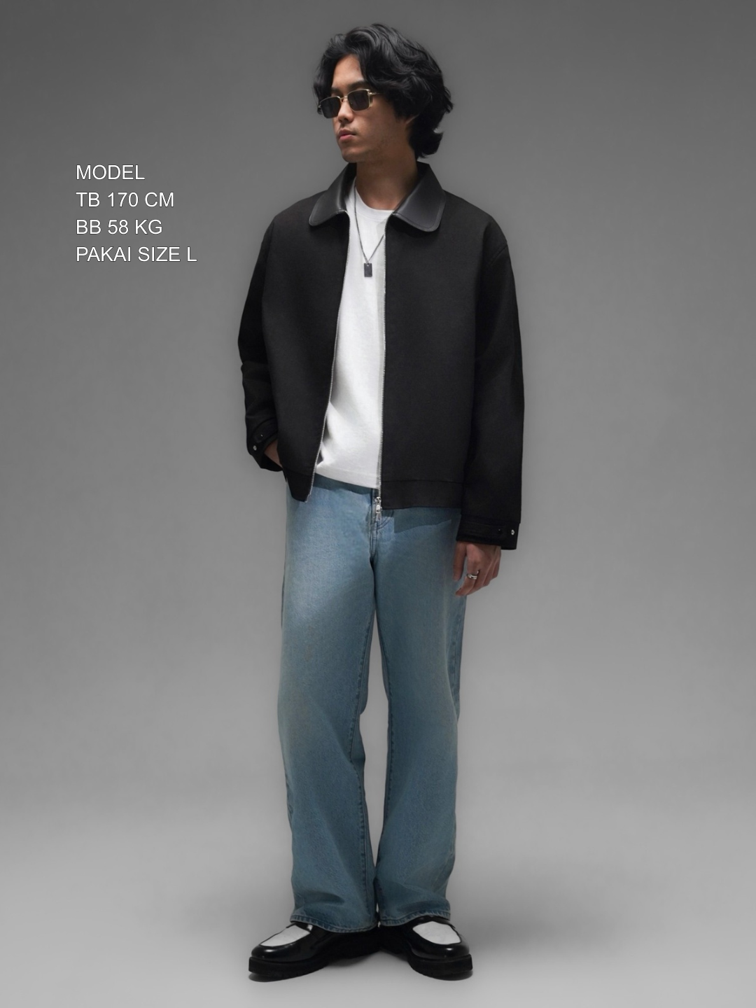 Bewear - Workjacket Leather Collar Black V2