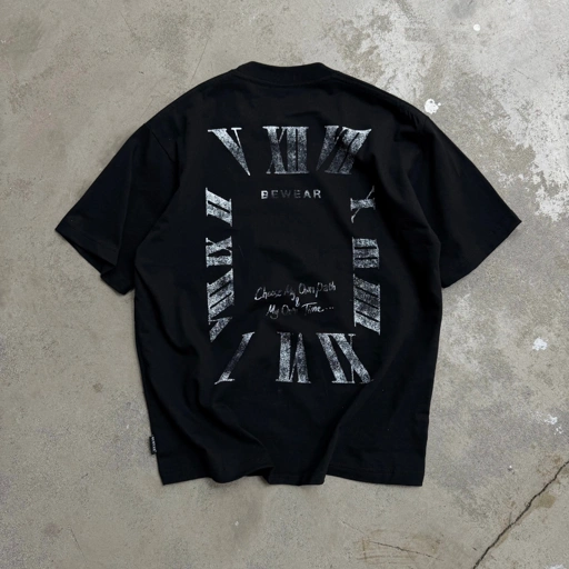 Bewear - Oversize T-shirt Watch Black