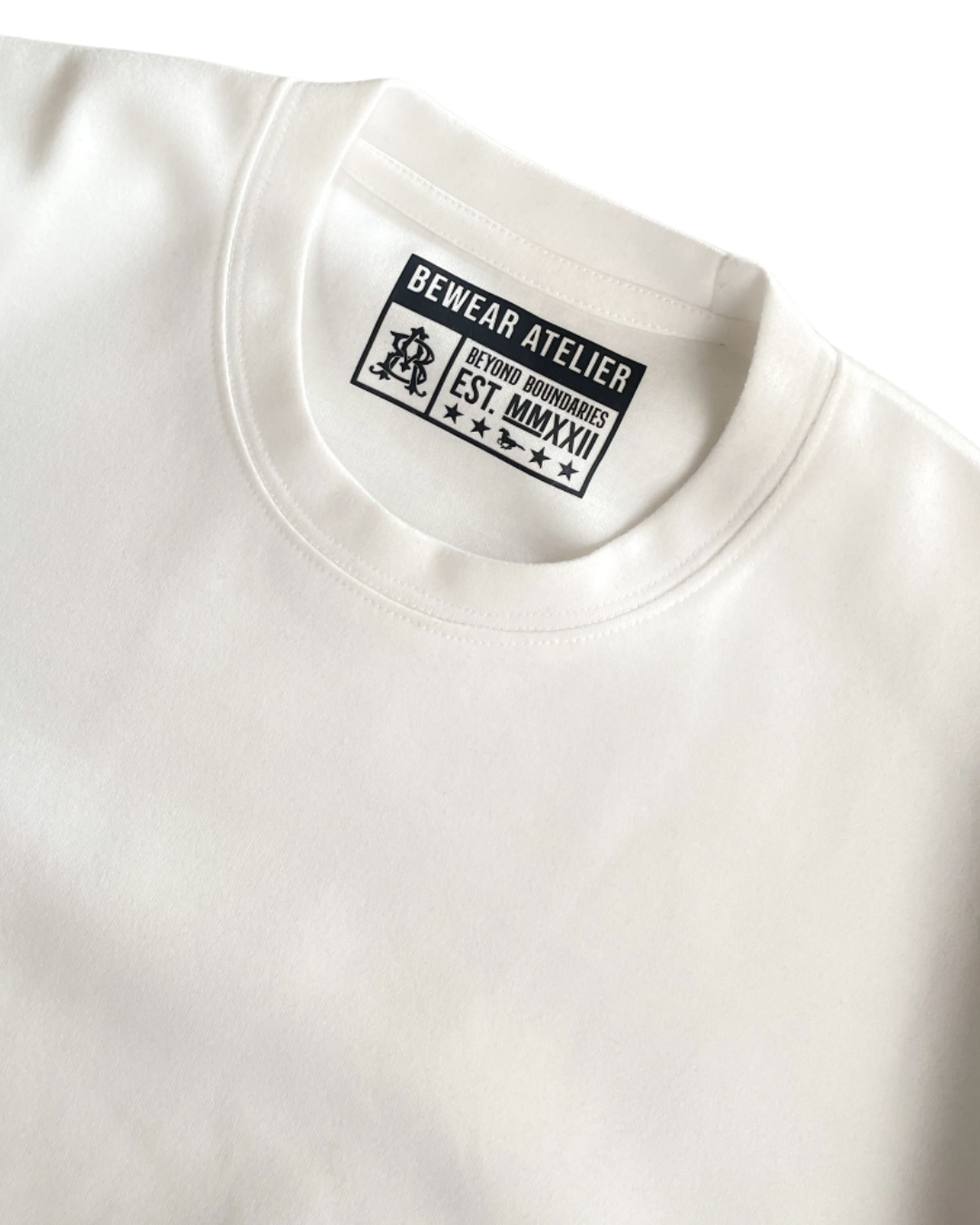Bewear - Boxy Blank T-Shirt Whitee 290 GSM