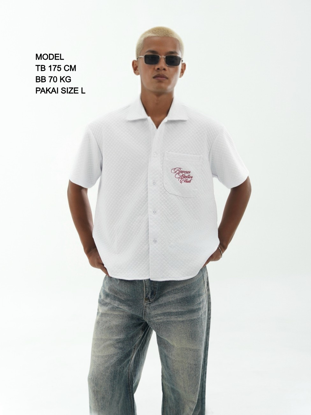 Bewear - Boxy Shirt Diamond Whitee