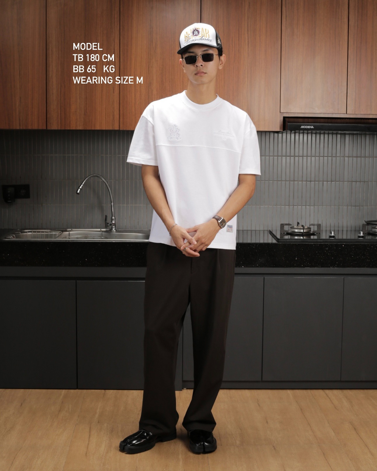 Bewear - Essentials Puff Oversize T-Shirt Whitee 250GSM