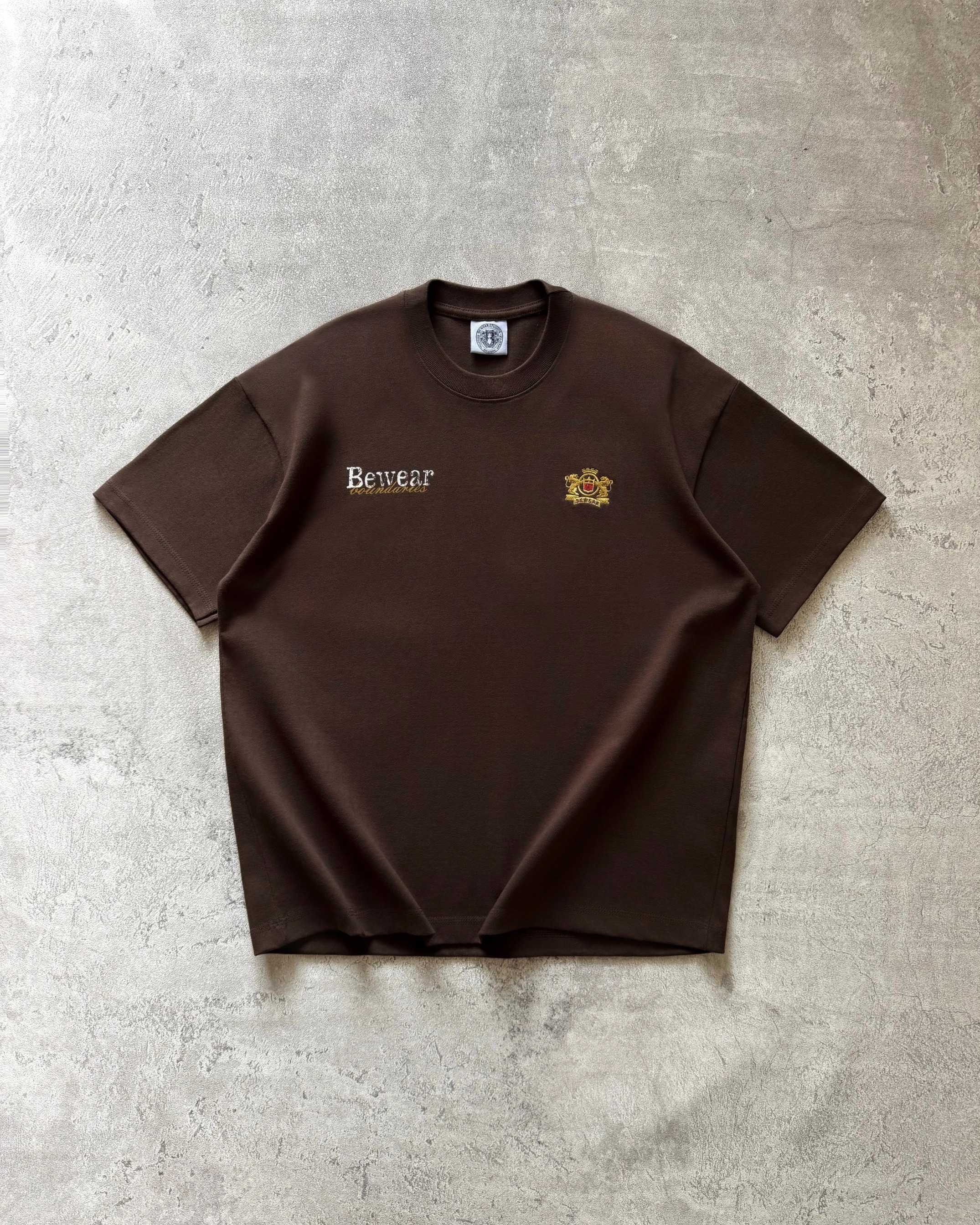 Bewear - Tiny Tee Type Redline Brown 250 GSM