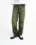 Bewear - Stretchy Loose Jeans Green Matcha