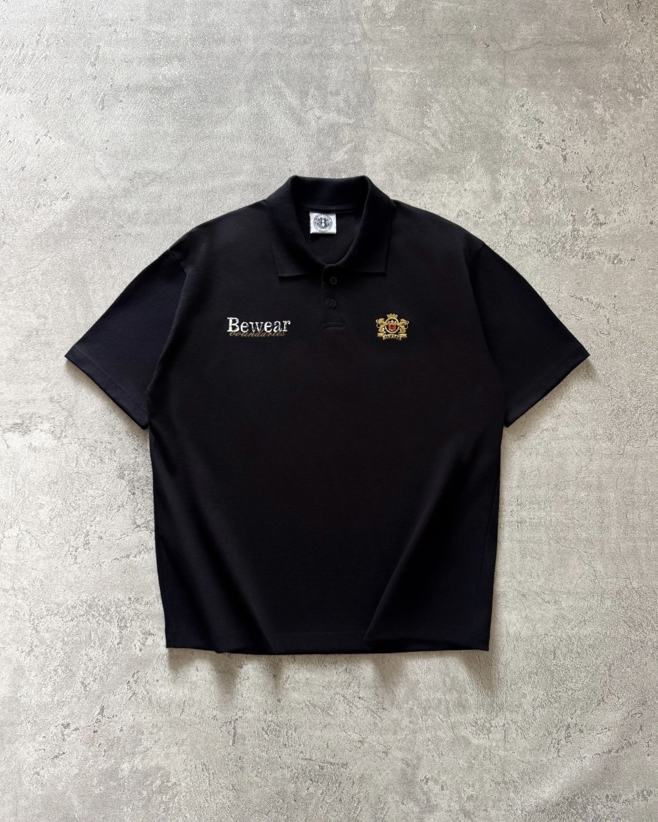 Bewear - Polo Type Redline Black 200 GSM