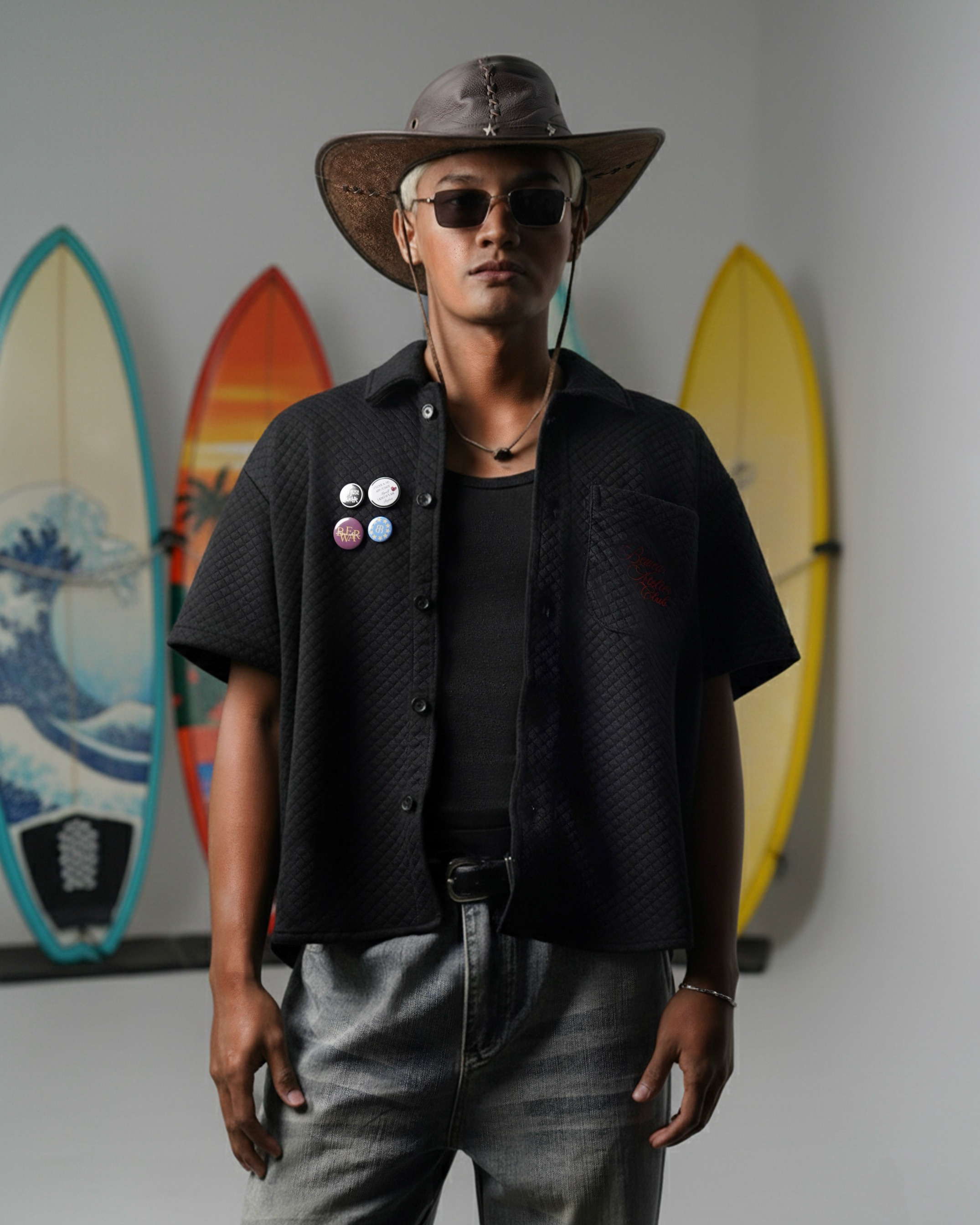 Bewear - Boxy Shirt Diamond Black