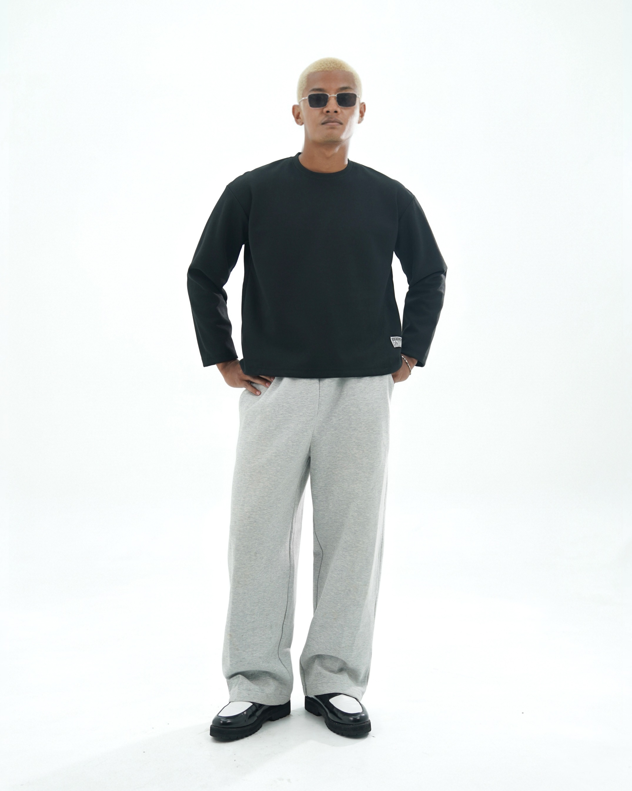 Bewear - Longsleeve Blank Boxy 290GSM Black