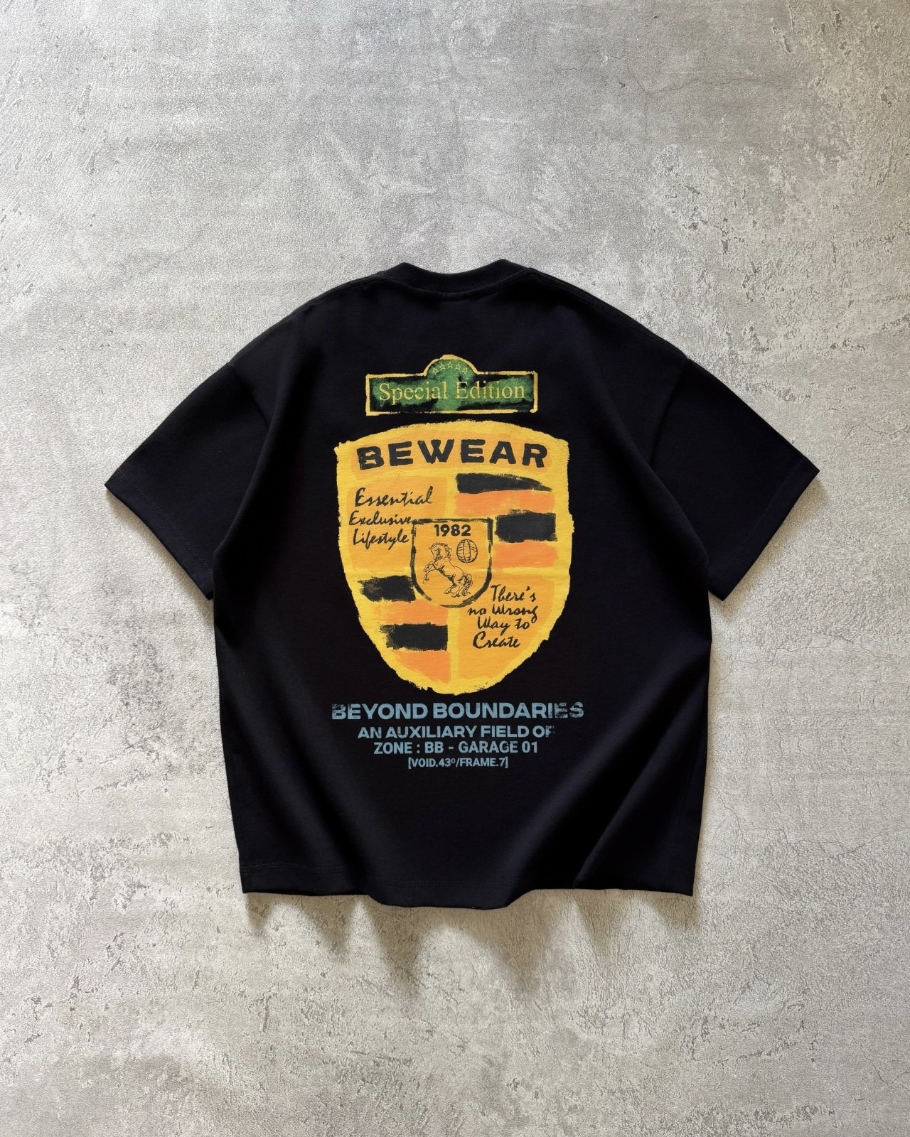 Bewear - Tiny Tee Cavalli Black 250 GSM