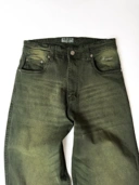 Bewear - Stretchy Loose Jeans Green Matcha