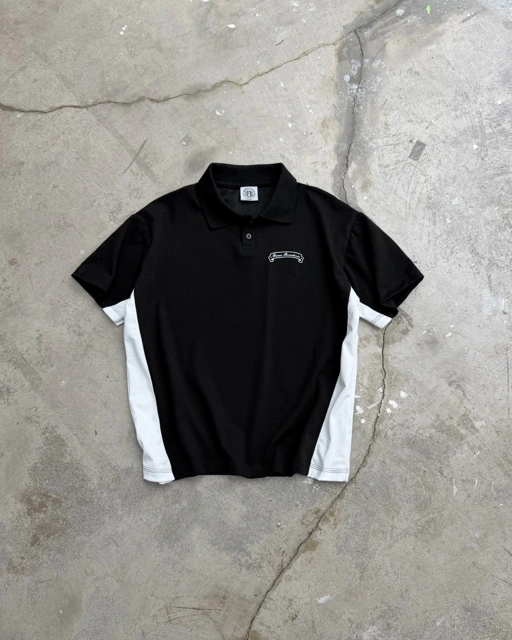 Bewear - Polo Two-tone Black - Whitee