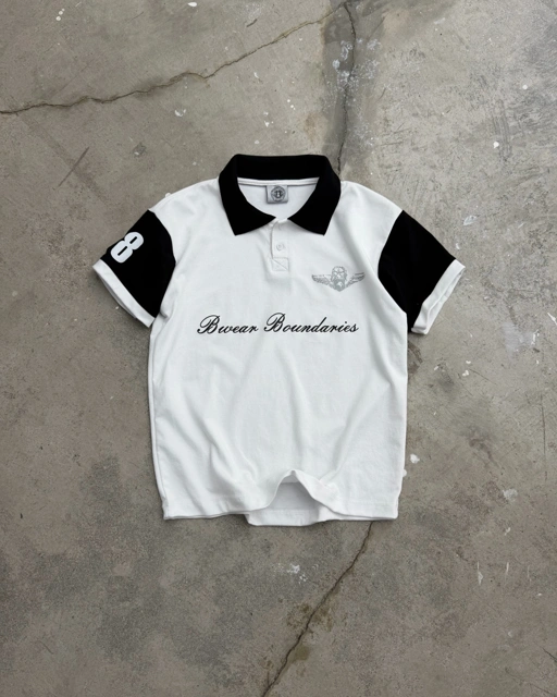 Bewear - Fitted Polo Wings Whitee