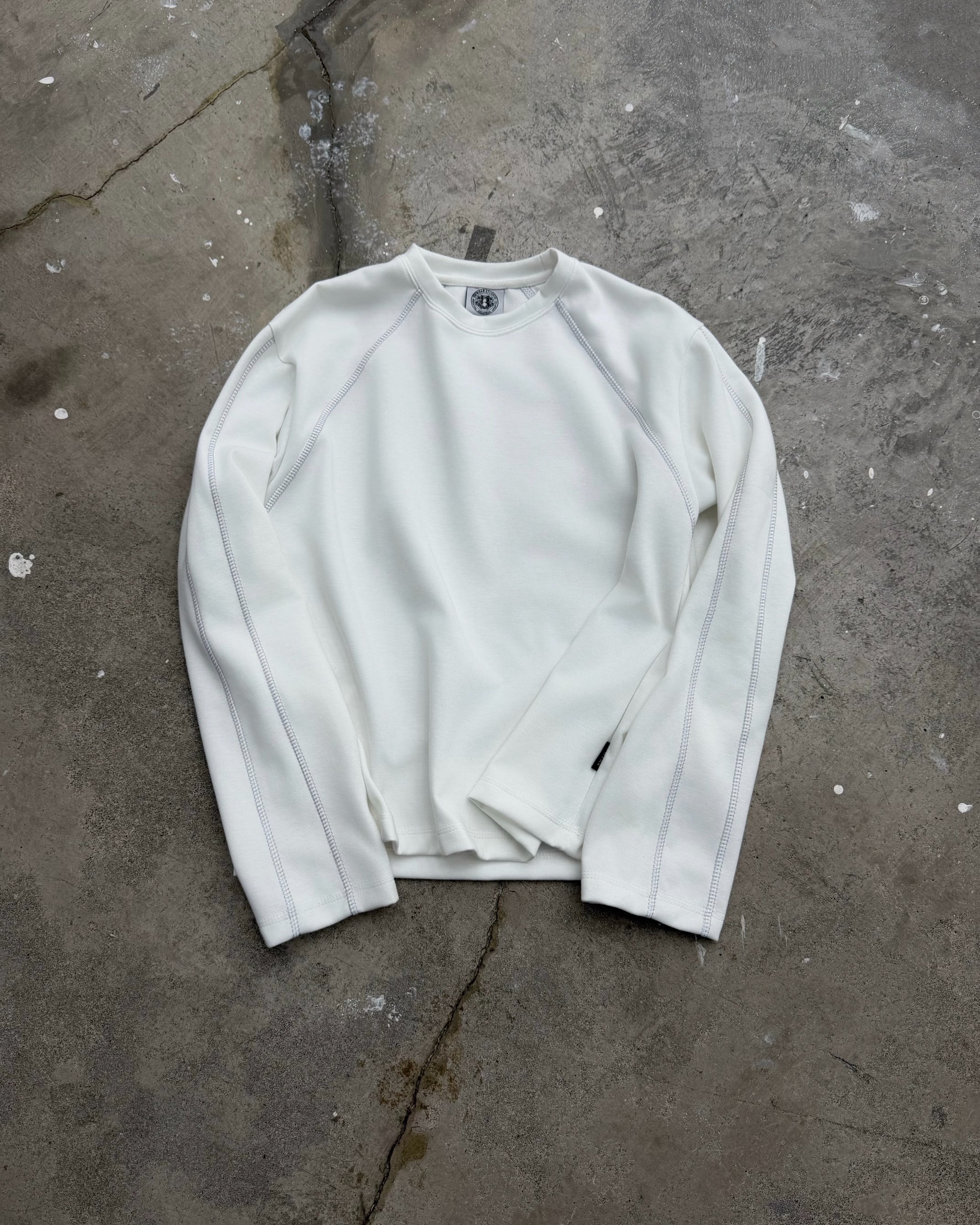 Bewear - Longsleeve List 290GSM Whitee