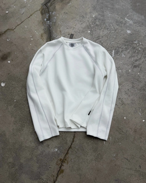 Bewear - Longsleeve List 290GSM Whitee