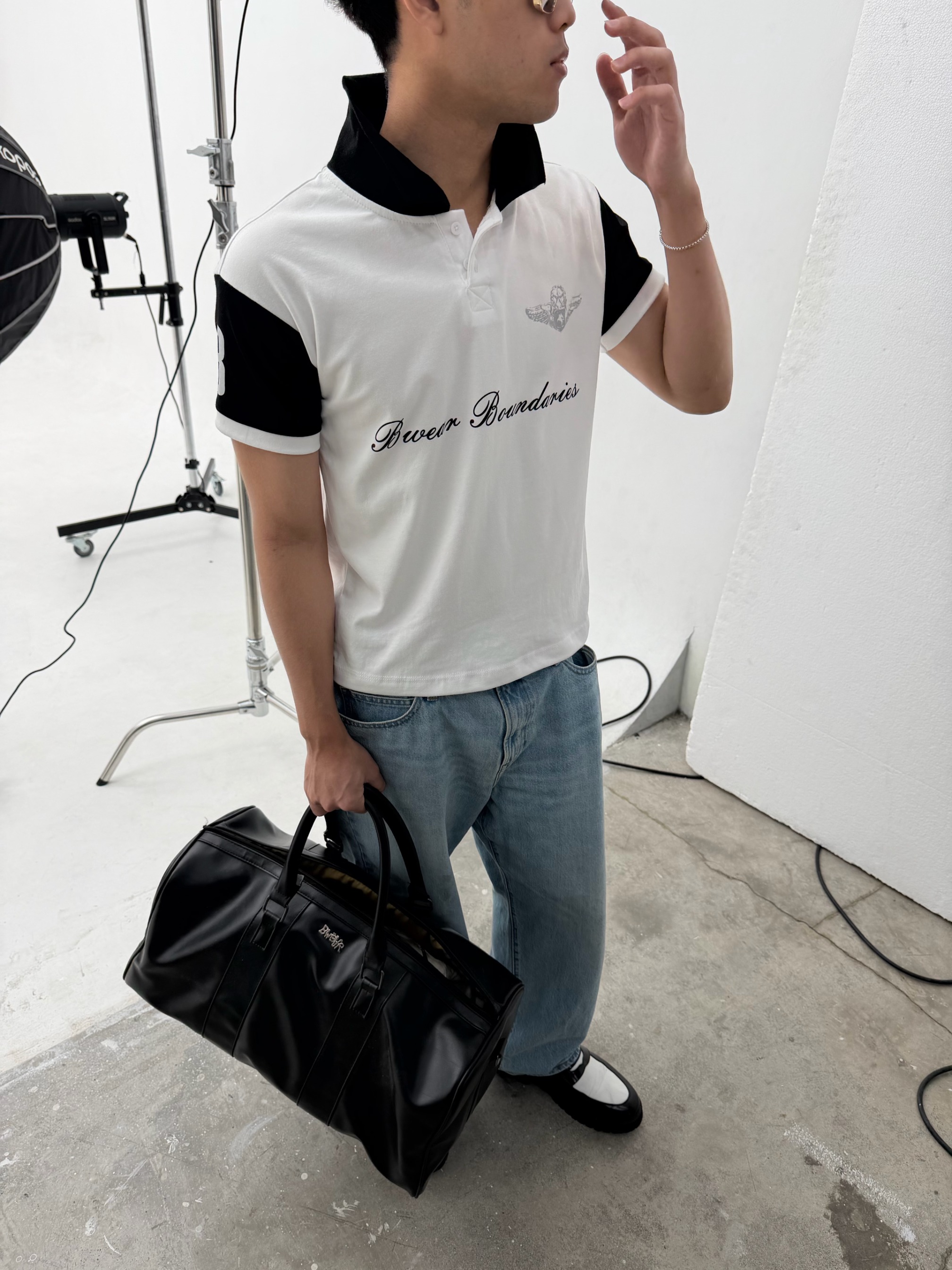Bewear - Fitted Polo Wings Whitee