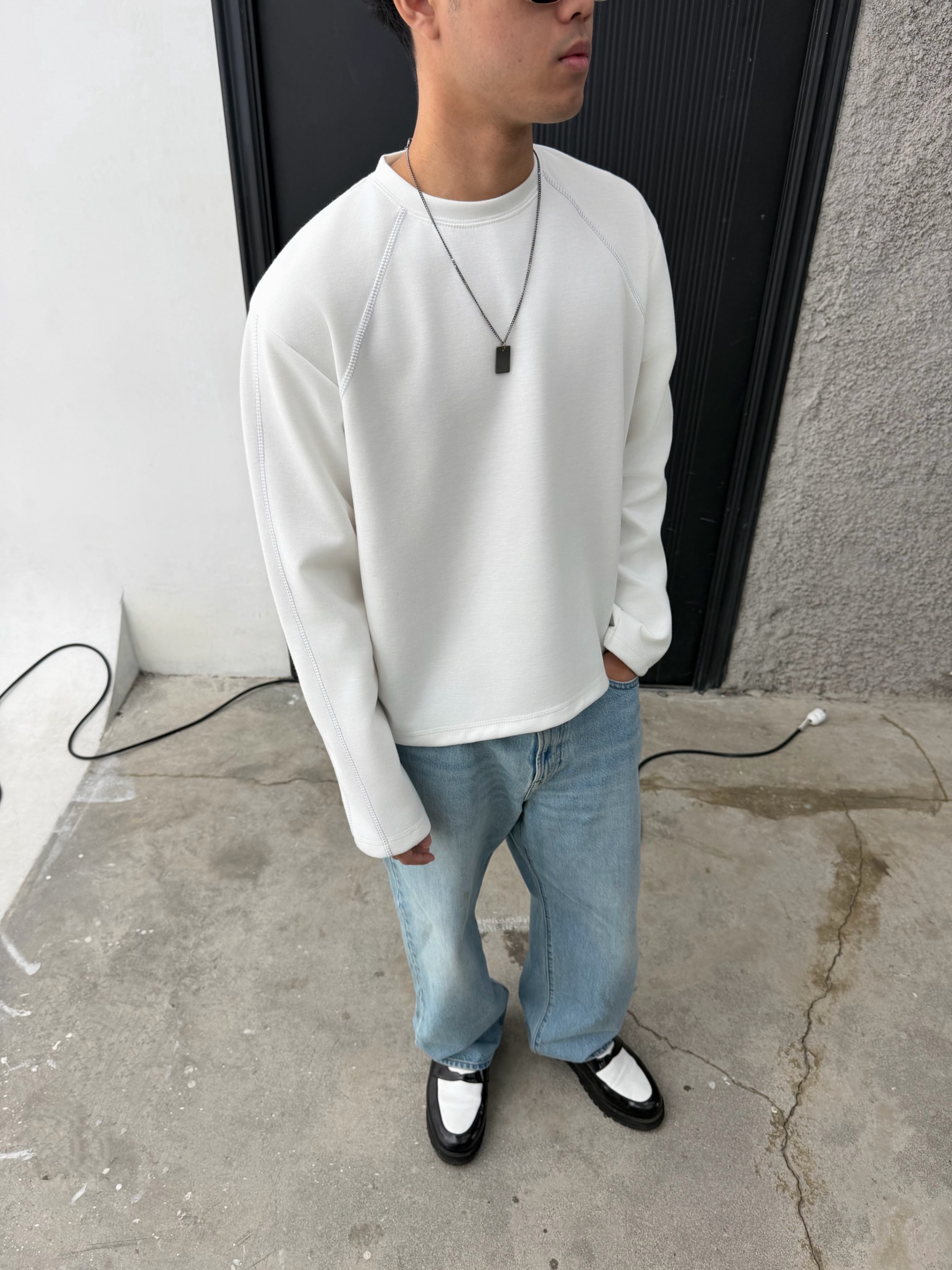 Bewear - Longsleeve List 290GSM Whitee