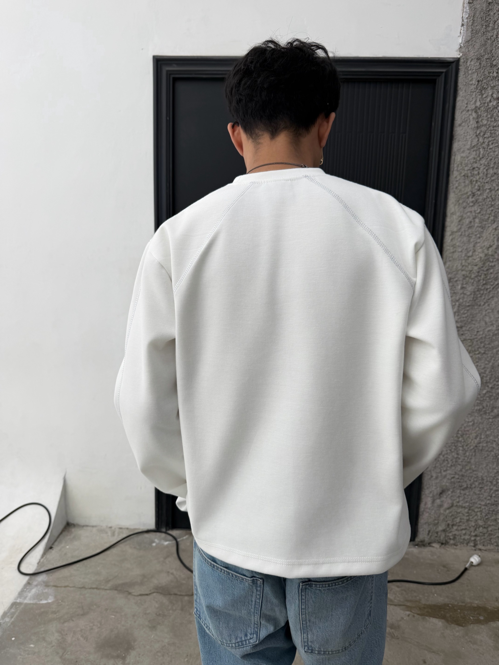 Bewear - Longsleeve List 290GSM Whitee