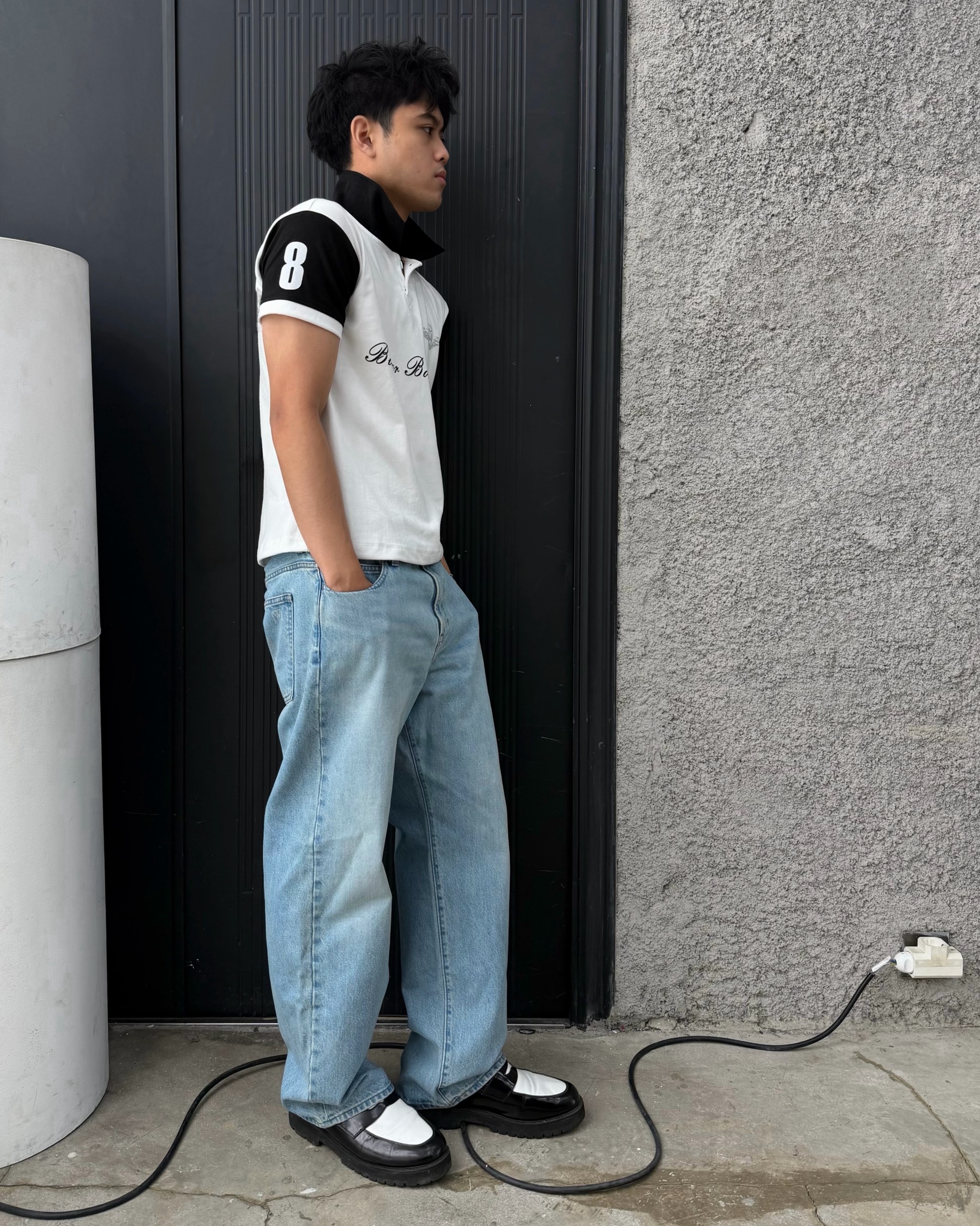 Bewear - Fitted Polo Wings Whitee