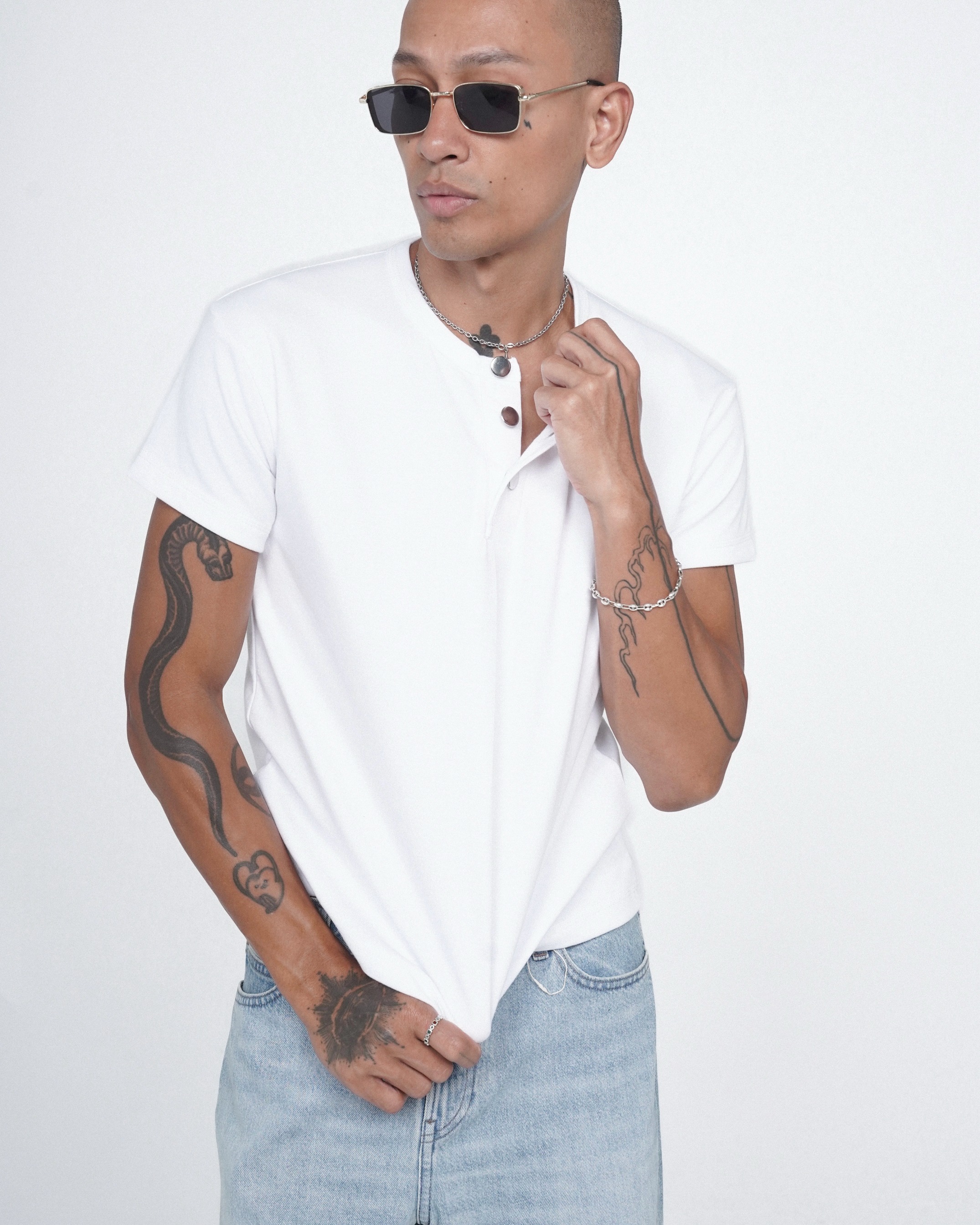 Bewear - Henly Short Sleeve Whitee