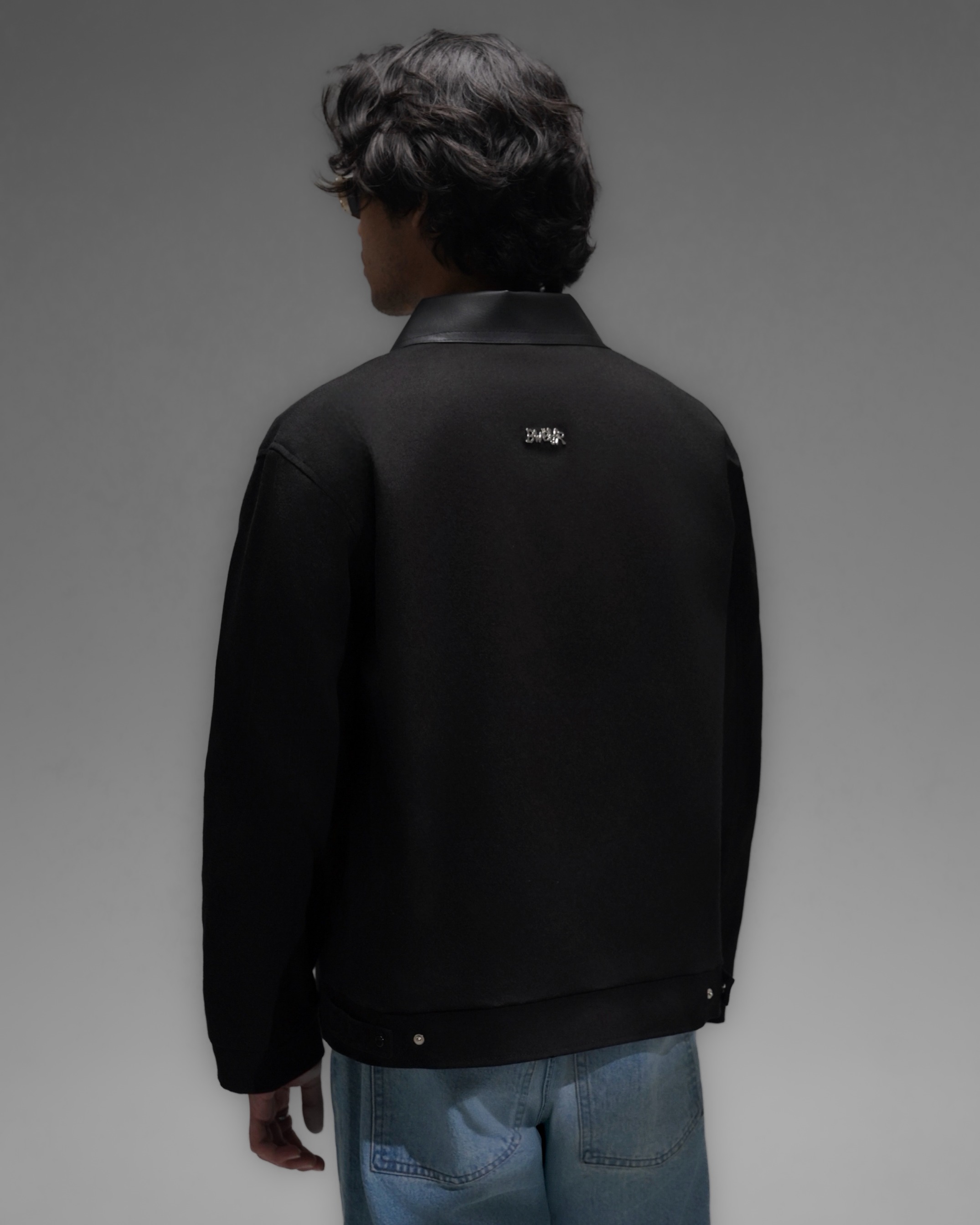 Bewear - Workjacket Leather Collar Black V2