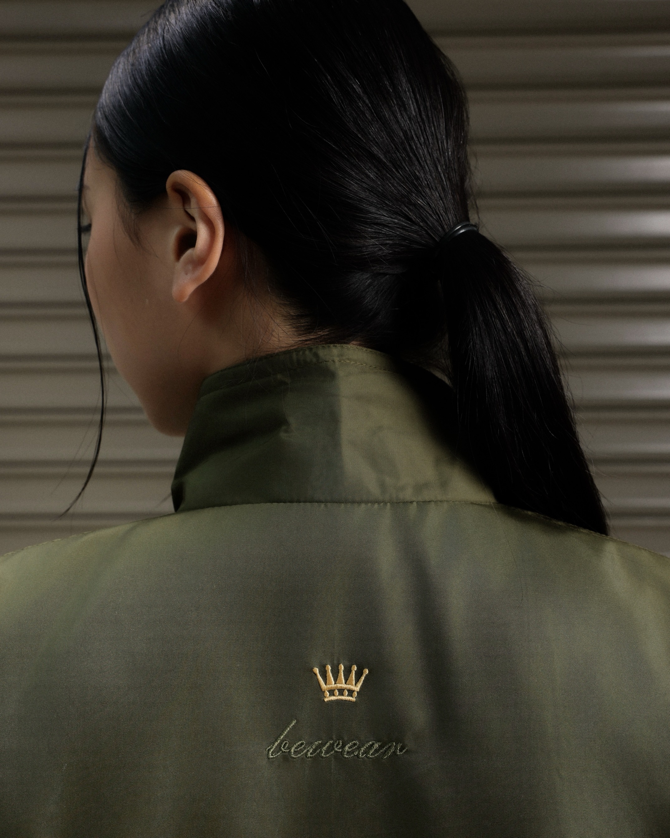 Bewear - Utility Zip Jacket Olive Green