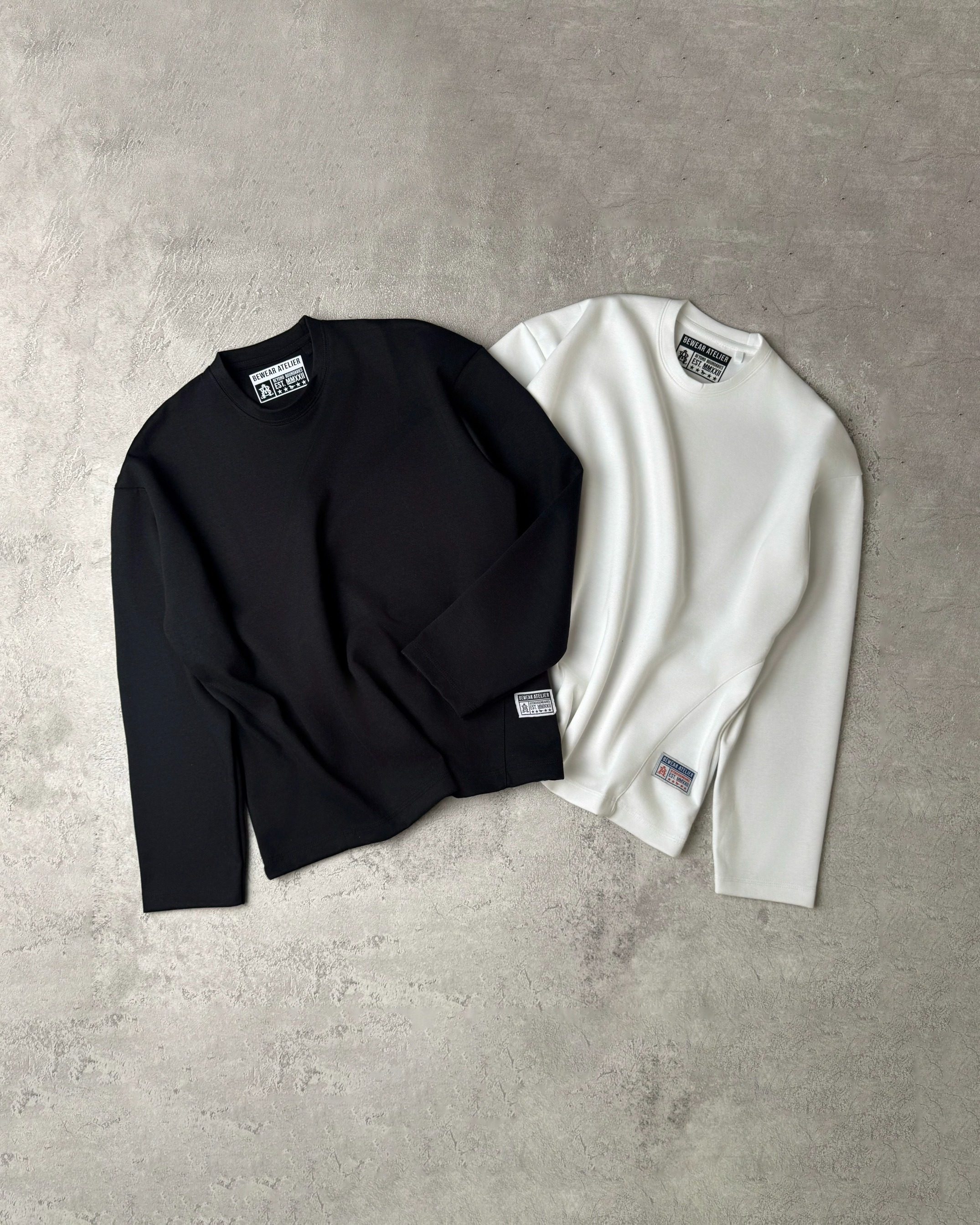 Bewear - Longsleeve Blank Boxy 290GSM Black