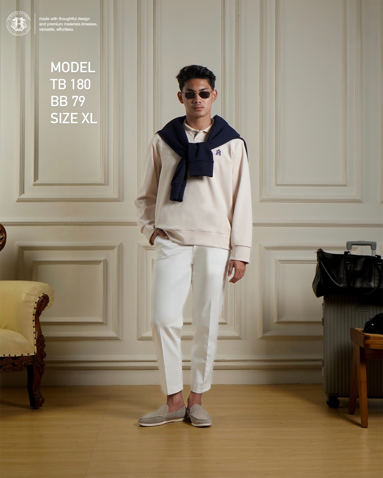 Bewear - Polo Longsleeve Beige