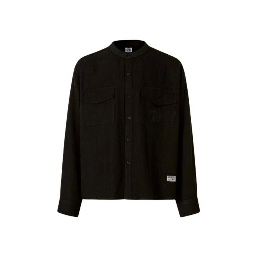 Image of Bewear - Linen Pocket Shirt Black