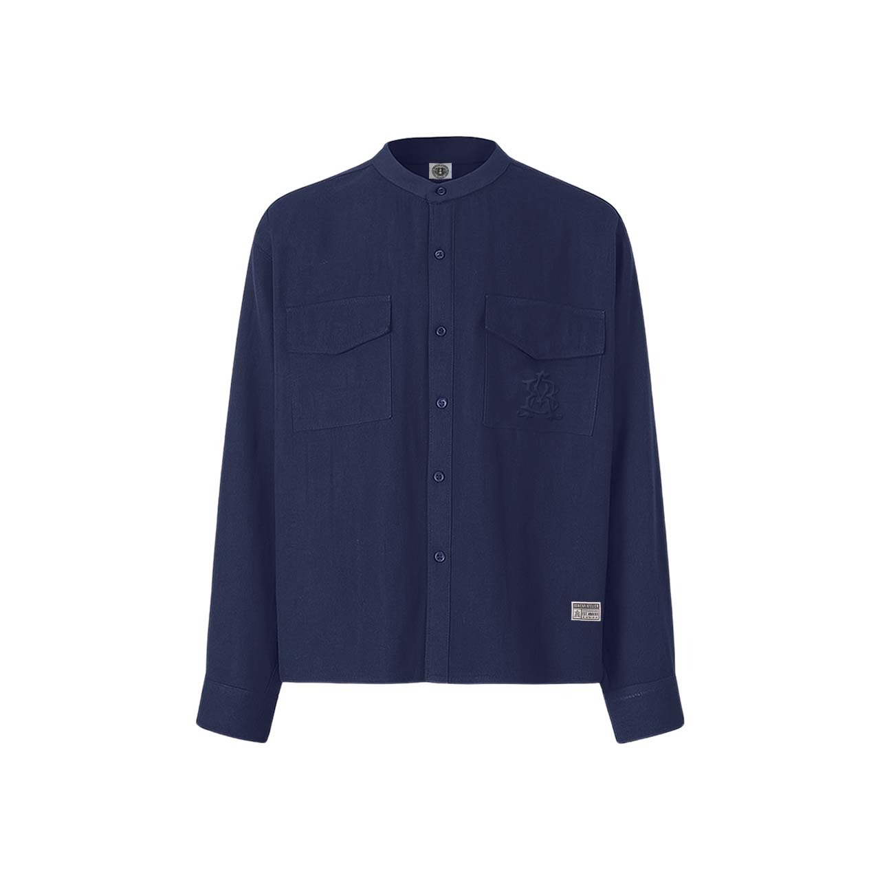 Bewear - Linen Pocket Shirt Deep Blue