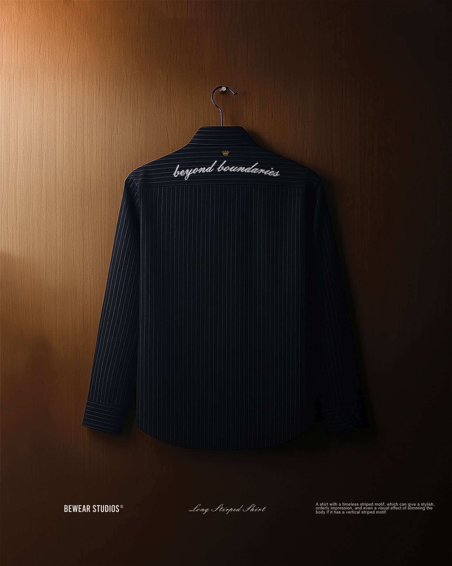 Bewear - Long Shirt Stripe Navy