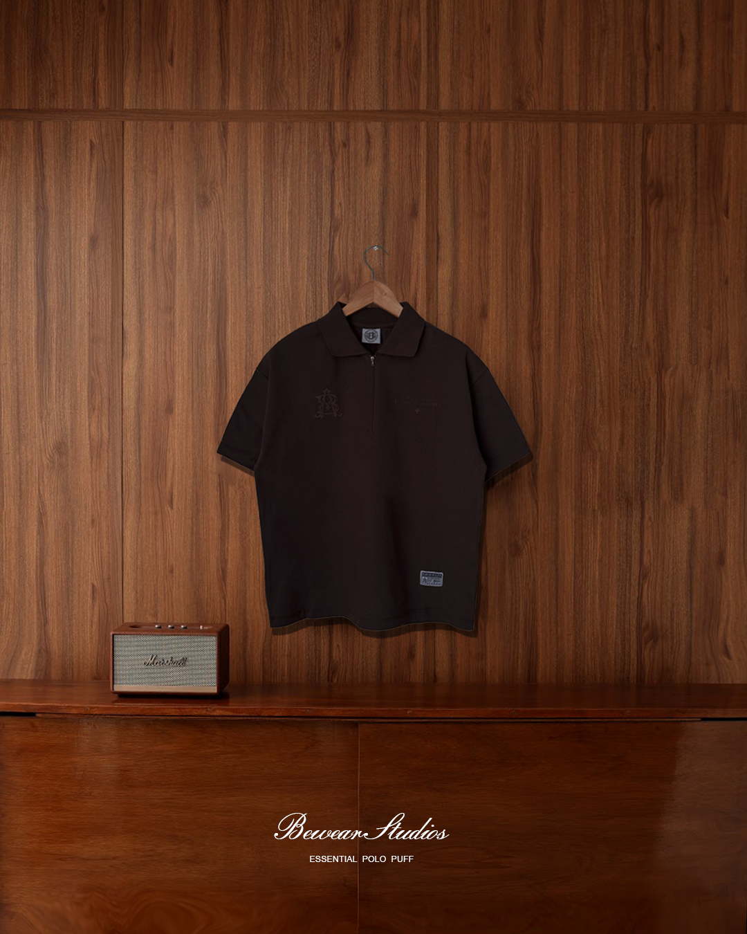 Bewear - Polo Essential Puff Brown 250 GSM