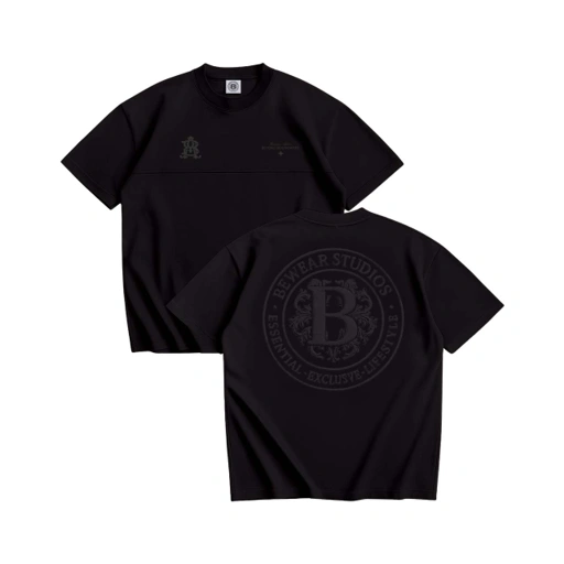 Image of Bewear - Essentials Puff Oversize T-Shirt Black