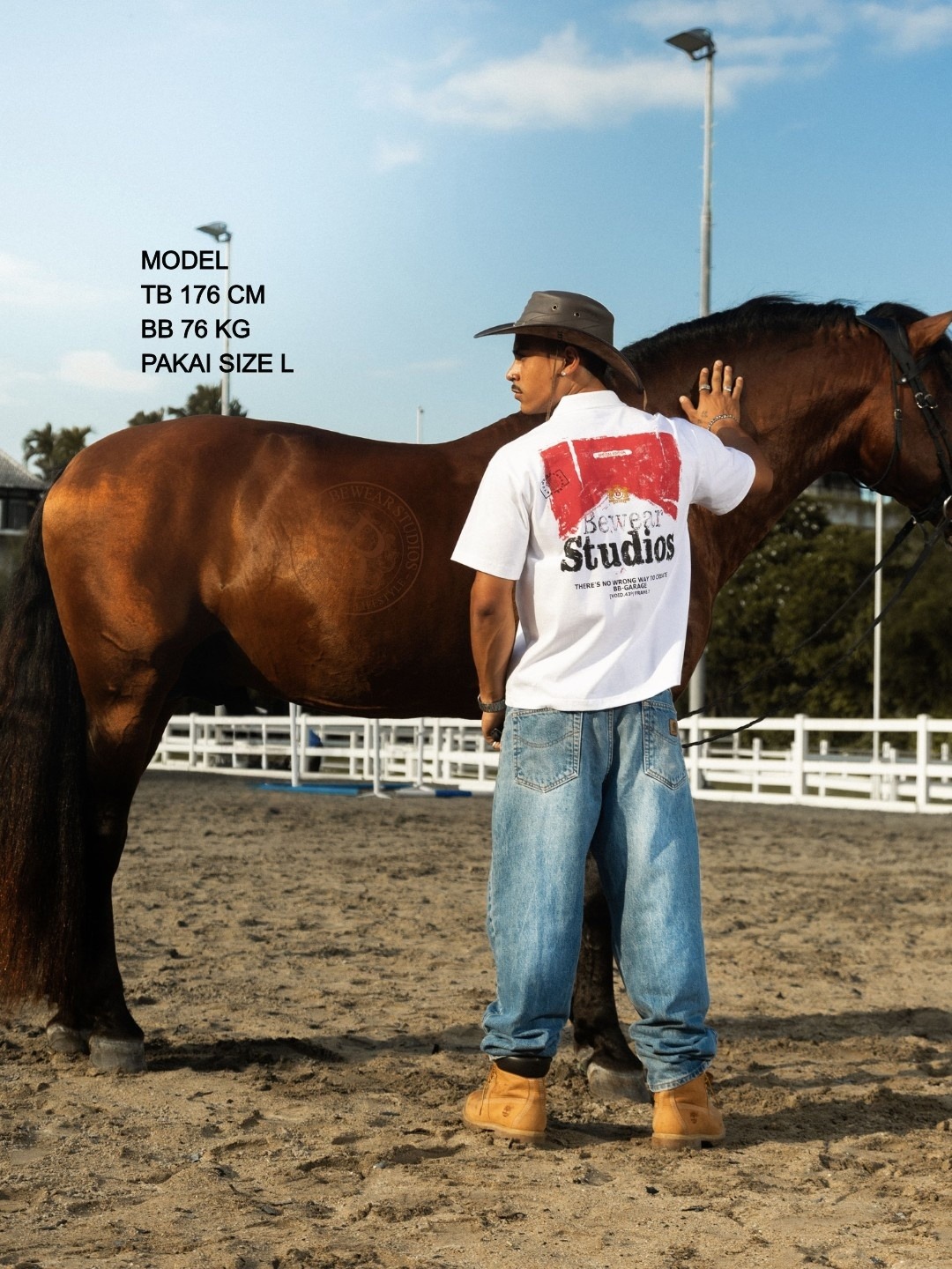 Bewear - Polo Type Redline Whitee 200 GSM