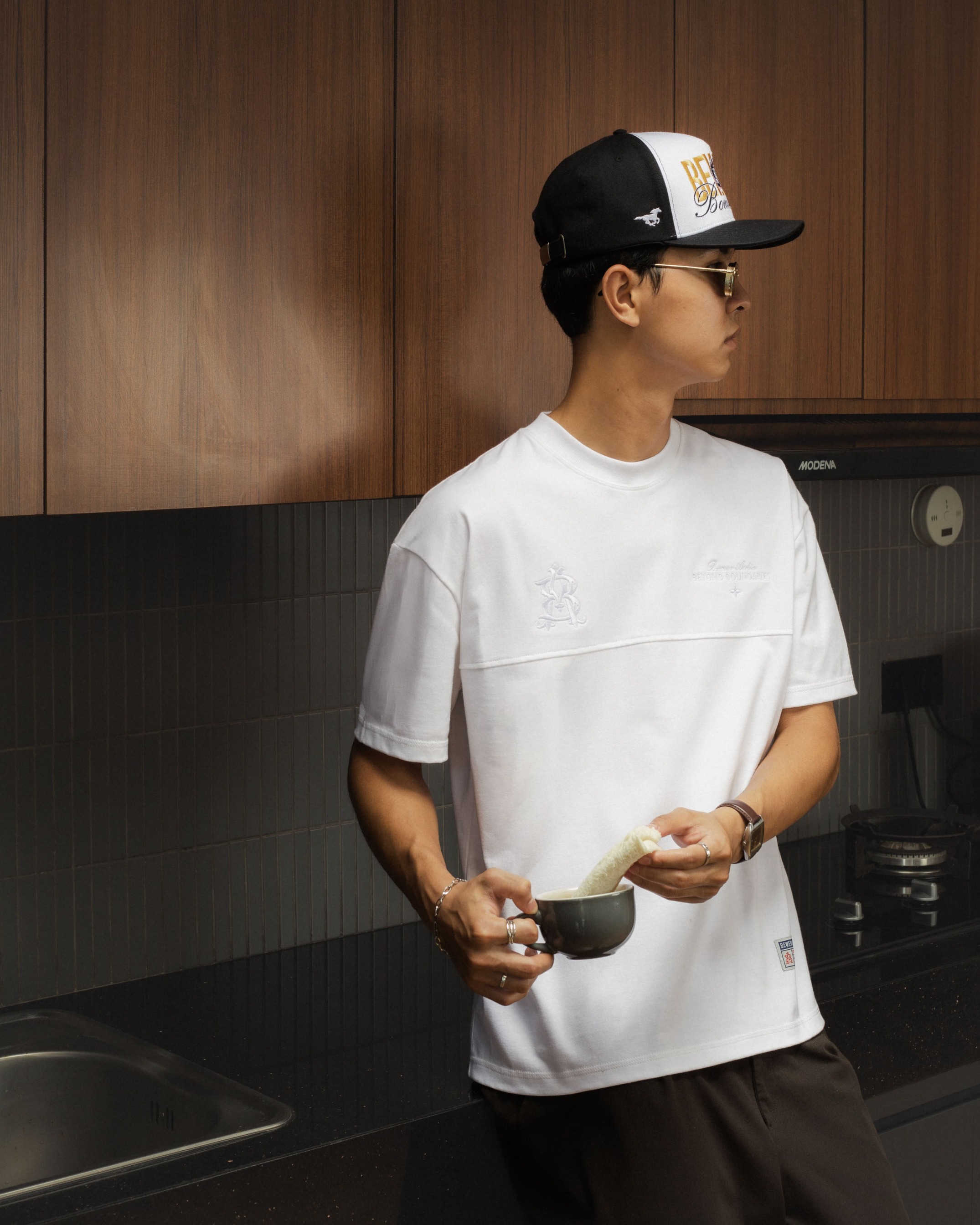 Bewear - Essentials Puff Oversize T-Shirt Whitee 250GSM