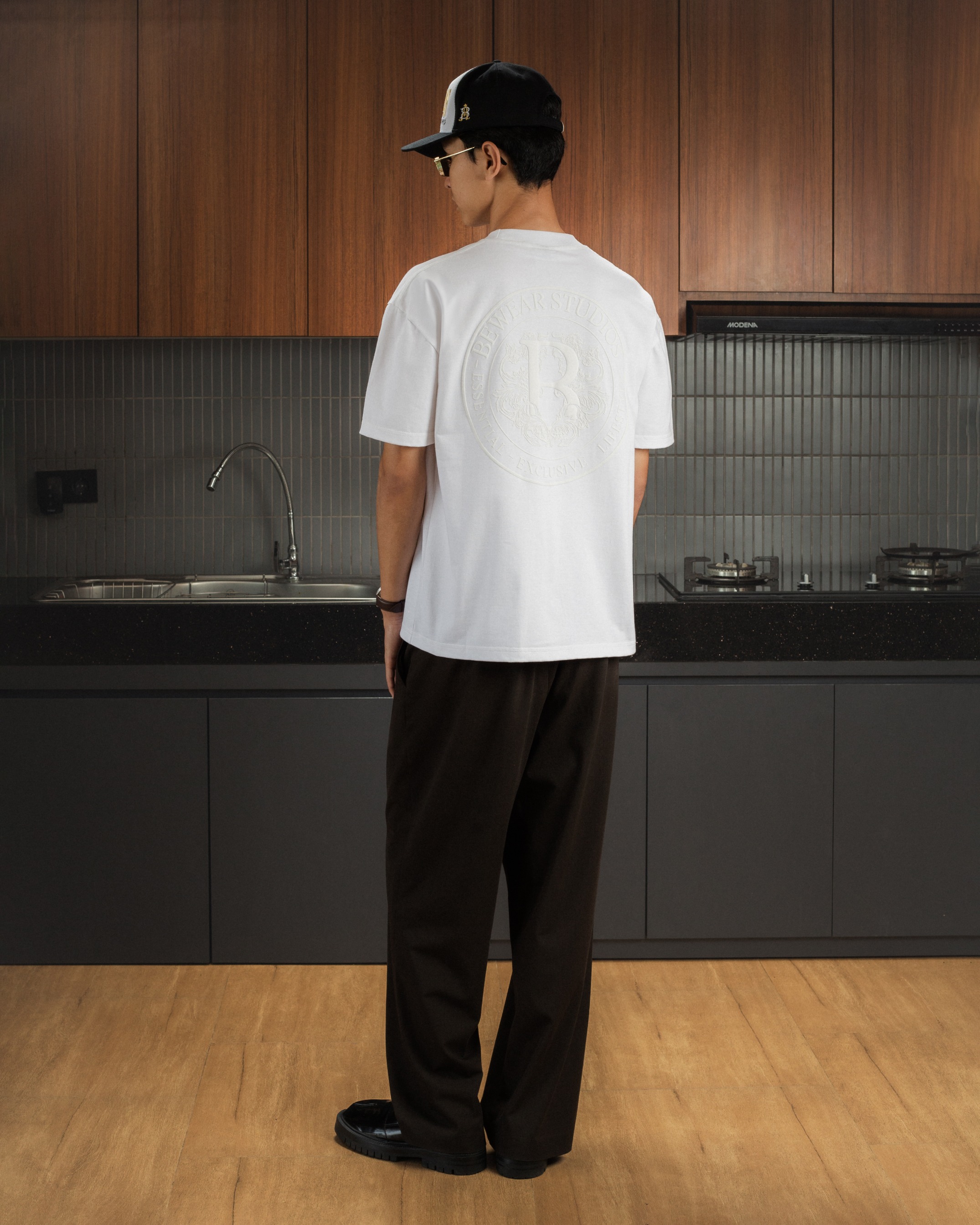 Bewear - Essentials Puff Oversize T-Shirt Whitee 250GSM