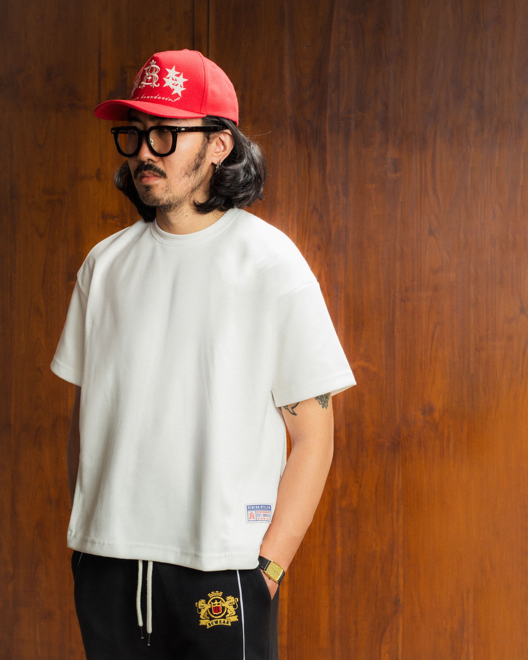 Bewear - Boxy Blank T-Shirt Whitee 290 GSM