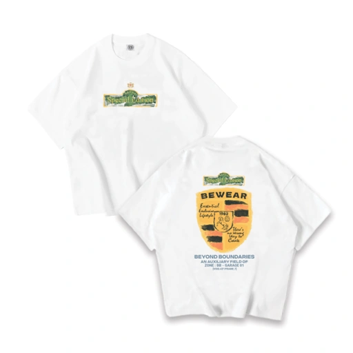 Image of Bewear - Tiny Tee Cavalli Whitee 250 GSM